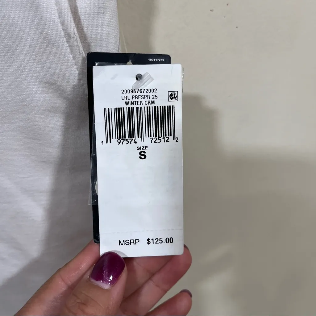 NWT Lauren Ralph Lauren black label White Avery Tailored Pants size small - Image 3