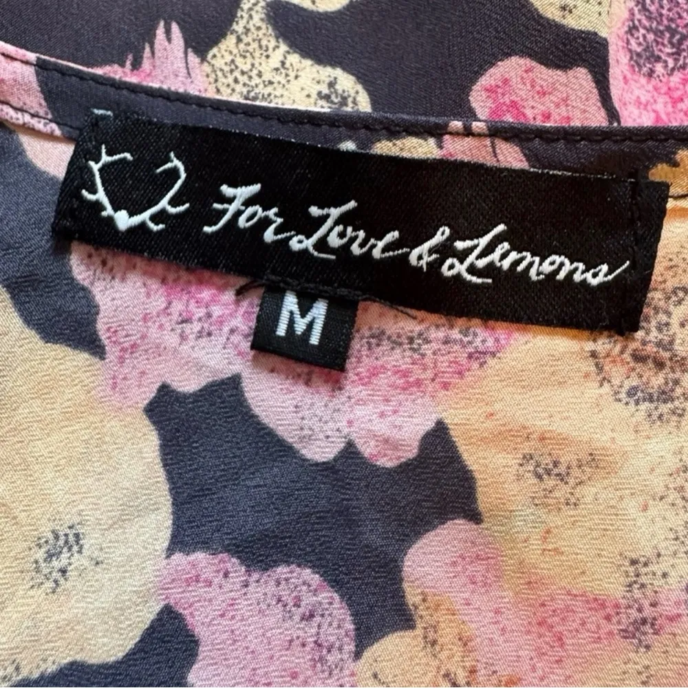 For Love and Lemons Floral Bell Sleeve Day Tripper Multicolor Dress Size M - Image 8