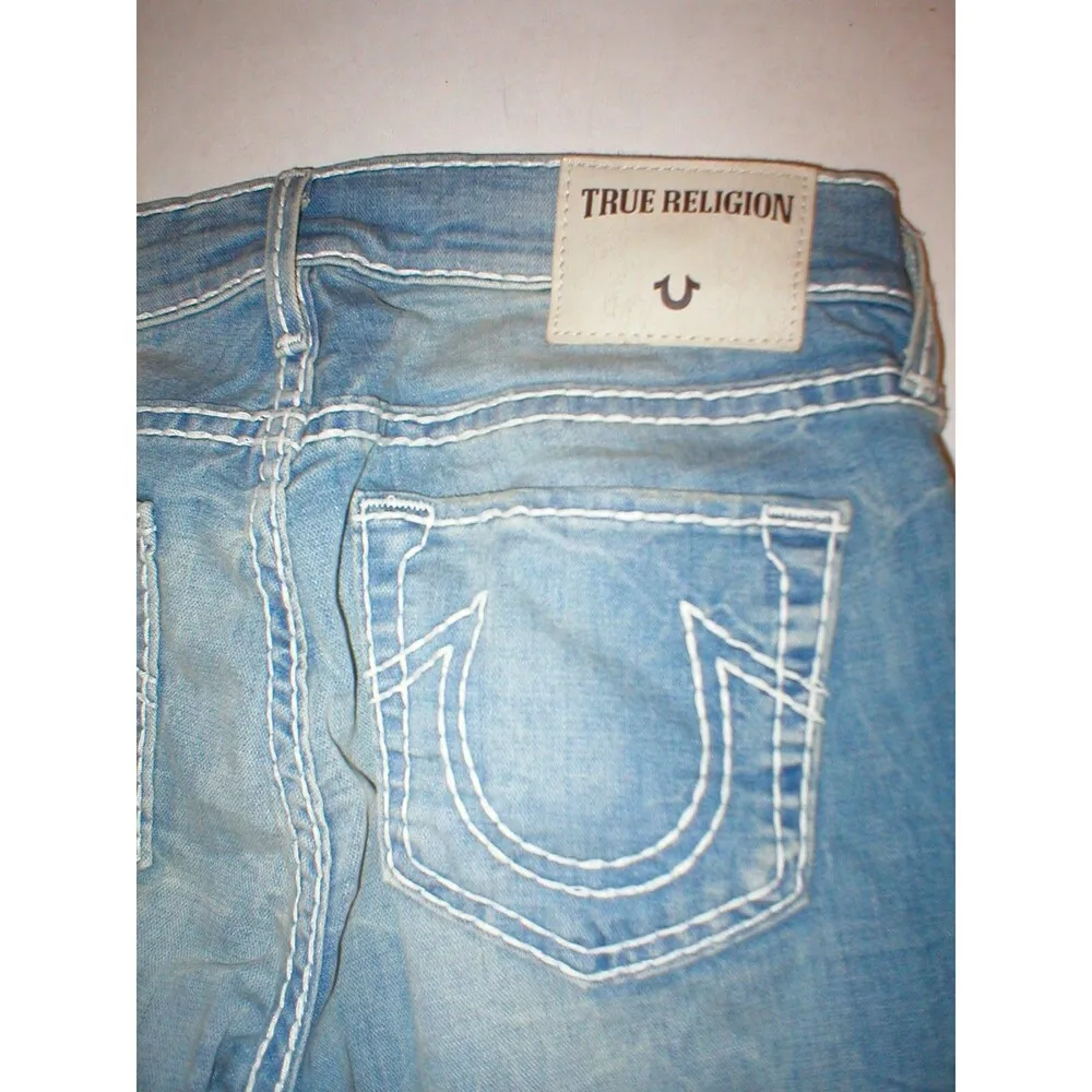 New $329 Womens True Religion Brand Jeans NWT Casey Super T Skinny USA Blue 26 - Image 8