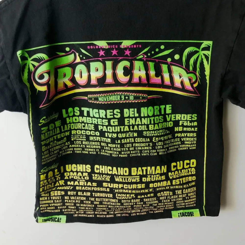 Tropicalia T Shirt Womens Black Small S Brazilian Music Festival Graphic Tee - Image 13