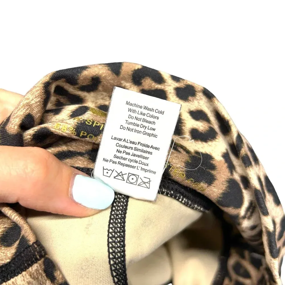 Spiritual Gangster Perfect High‎ Waisted Leggings Leopard Animal Print Size XS - Image 10