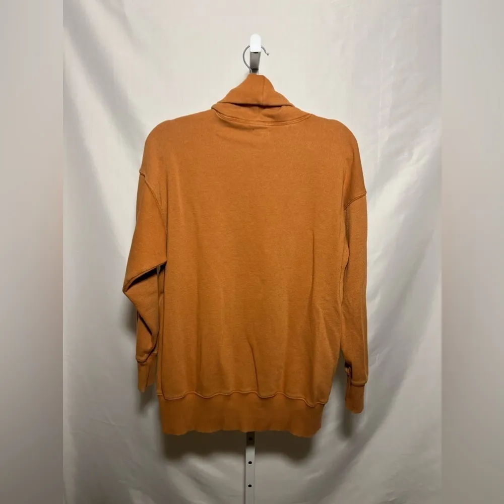 Aerie Burnt Orange Turtleneck Sweatshirt - Image 2