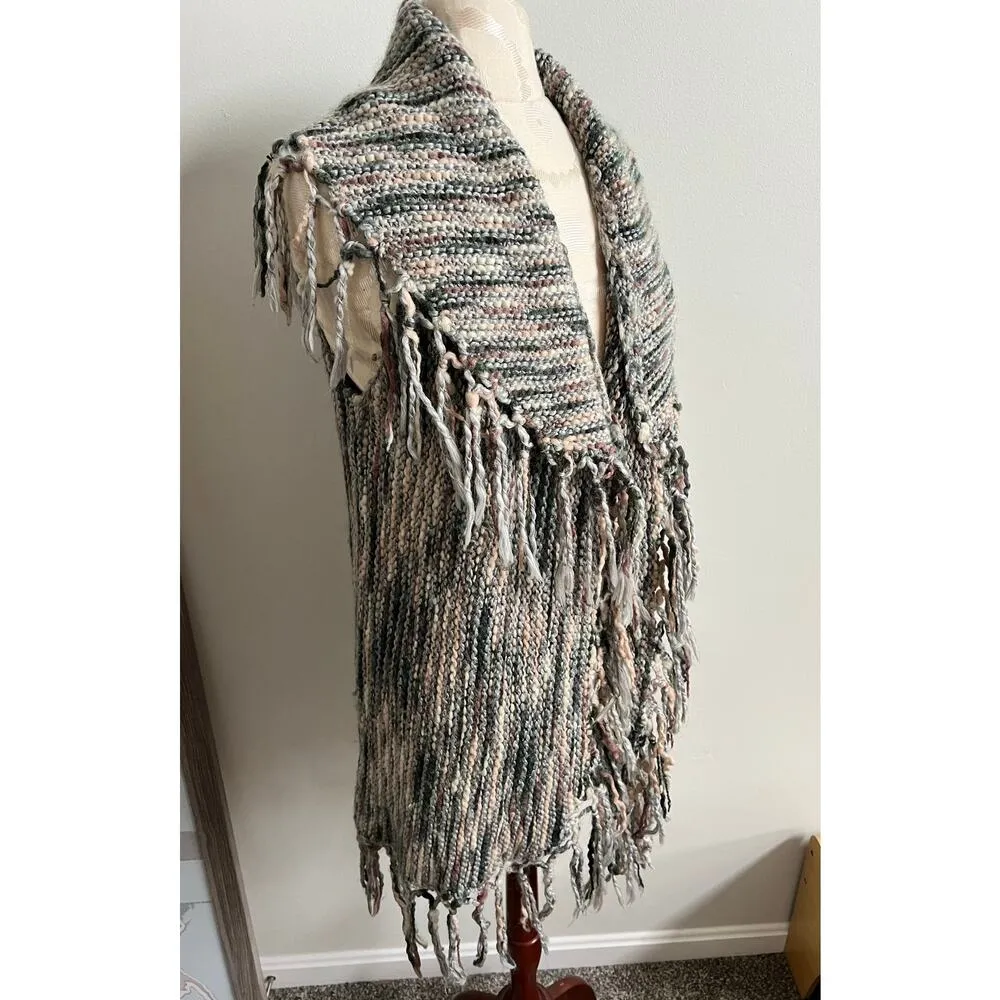 Chico’s Drama Fringe Nolan Sleeveless Sweater Vest Size 2 (US Large) - Image 2