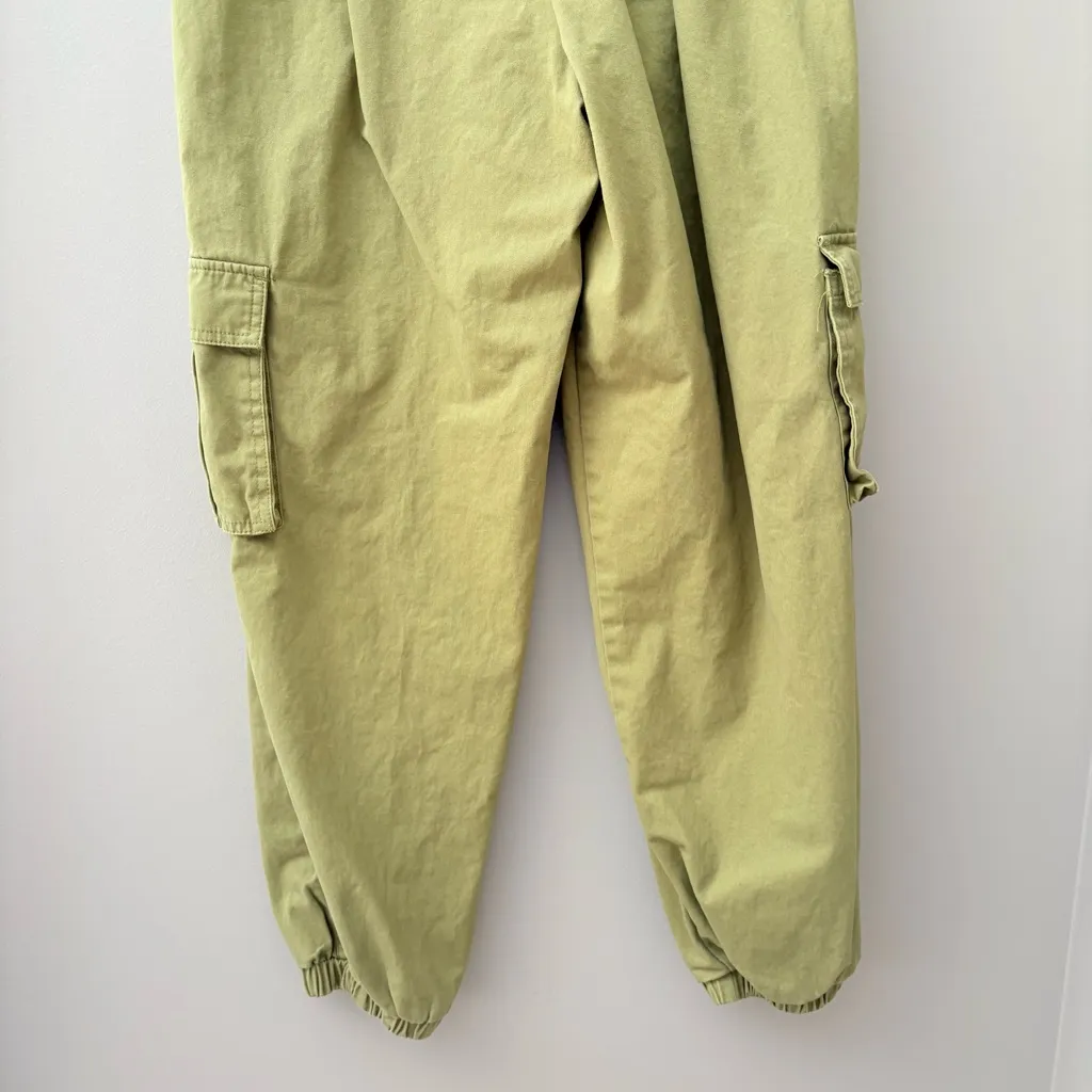 Forever 21 Cargo Pants Green Sz Medium - Image 6