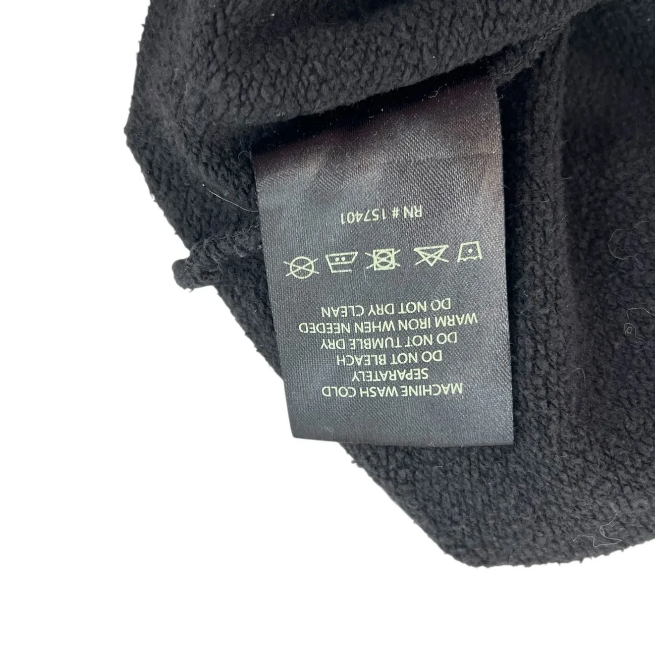 Darc Sport Wolves Cropped Hoodie Sweatshirt Eyes Utah Black Size Small - Image 13