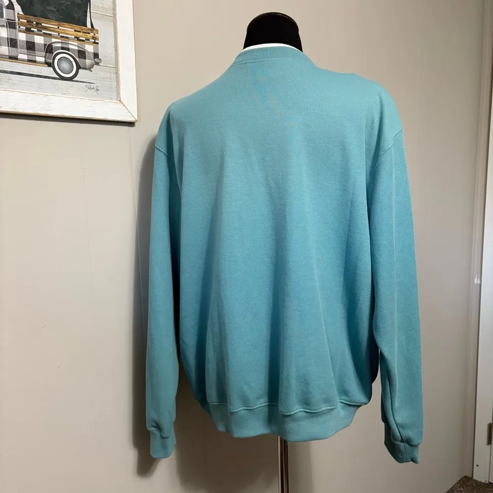 Alfred Dunner Women’s 18 Aqua Button-Up Cardigan Casual  Coastal Grandma - Image 6