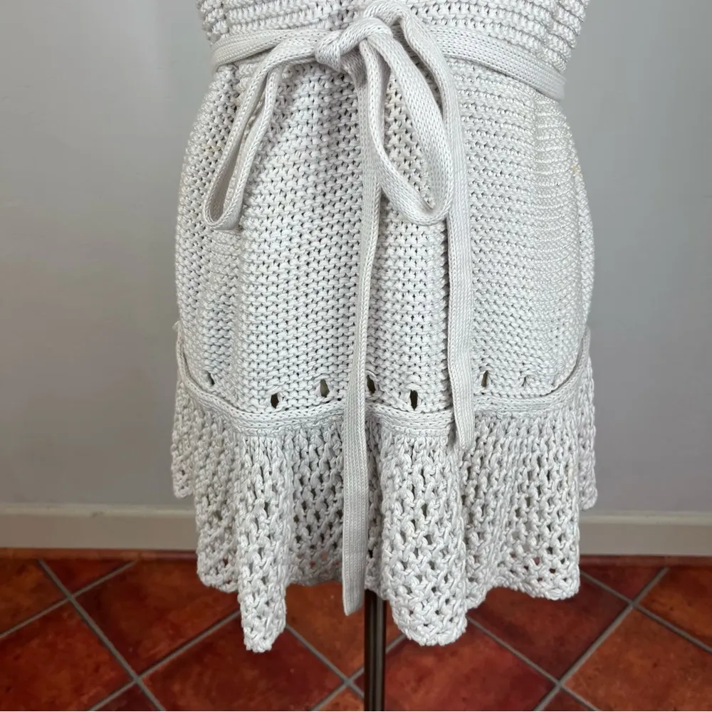 Stella McCartney Oat Knit Mini Tie Dress - Image 4