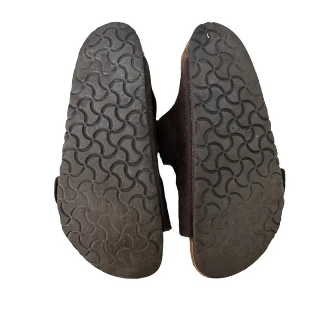 Brown Arizona Leather Sandal Flip Flop size 40 9/ 9.5 - Image 9