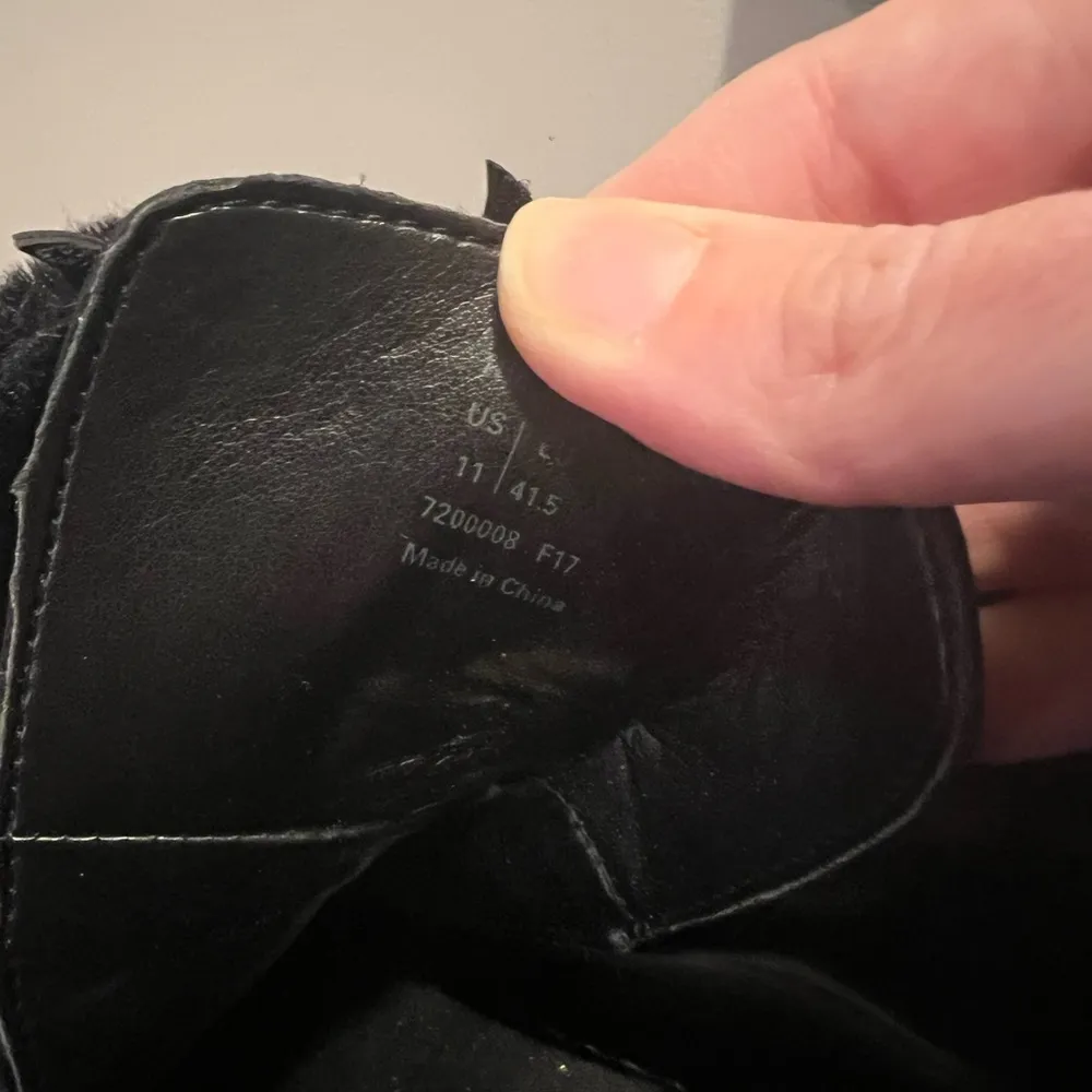 NEW Katy Perry The Honey Faux Fur Black Booties Boots 11 $129 Retail - Image 3