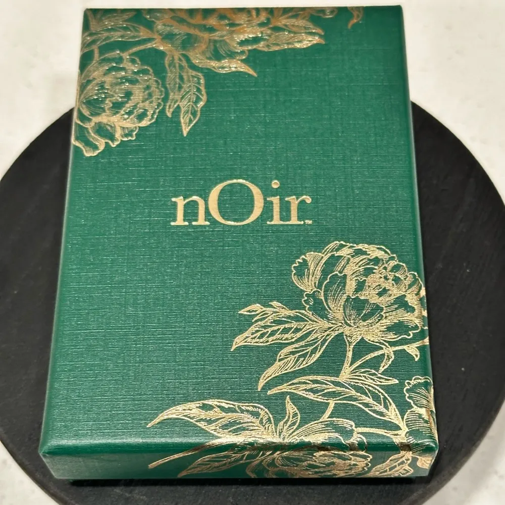 Hoop Pierce Earrings Gold Tone Multi - Image 2