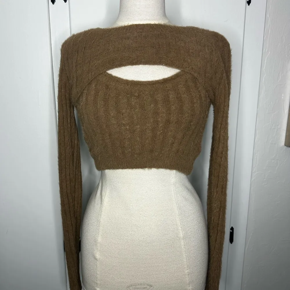 Emory Park Cropped 2 Piece Sweater Size S - Image 2