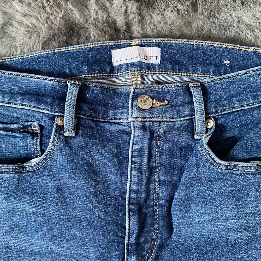 Loft Classic Blue Denim Jeans - Image 2