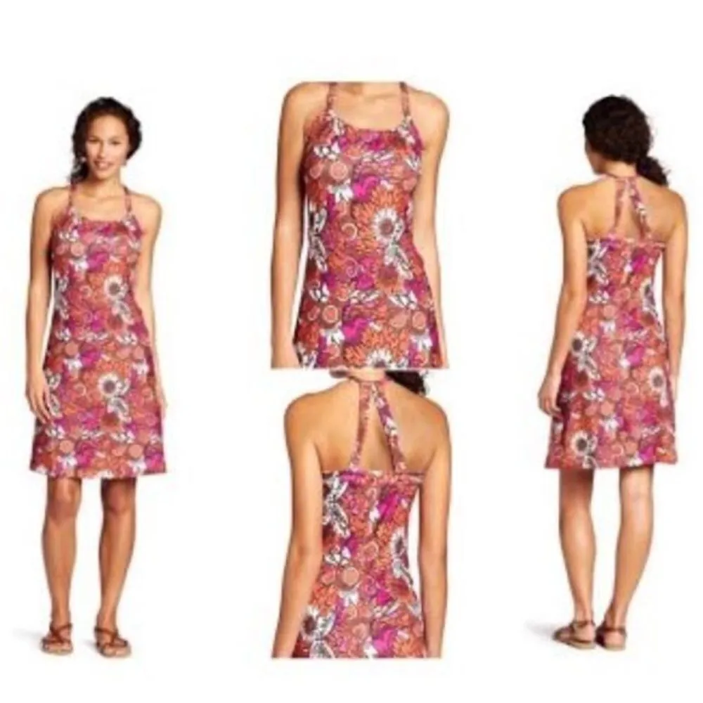 prAna orange congo beats floral Quinn Dress - Image 2