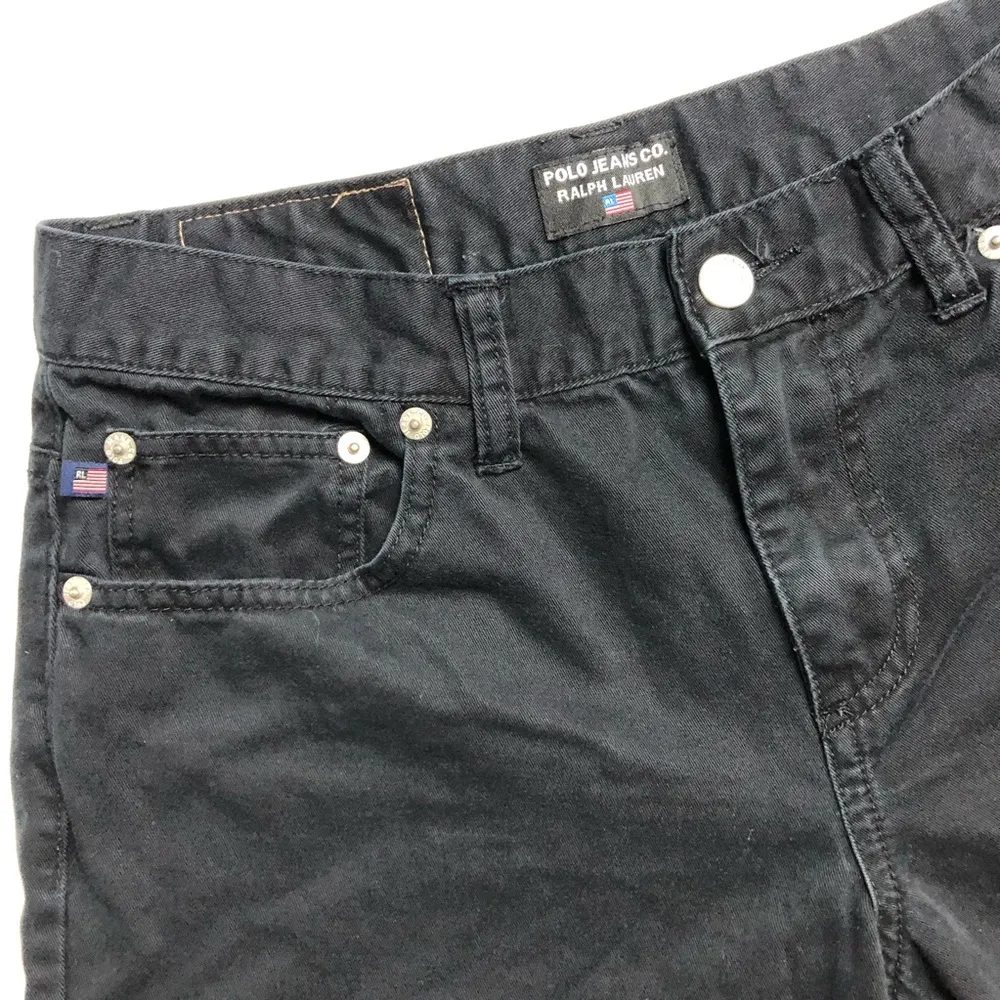 Polo Jeans Co. Ralph Lauren Vintage Straight Leg Jeans Black - Image 3
