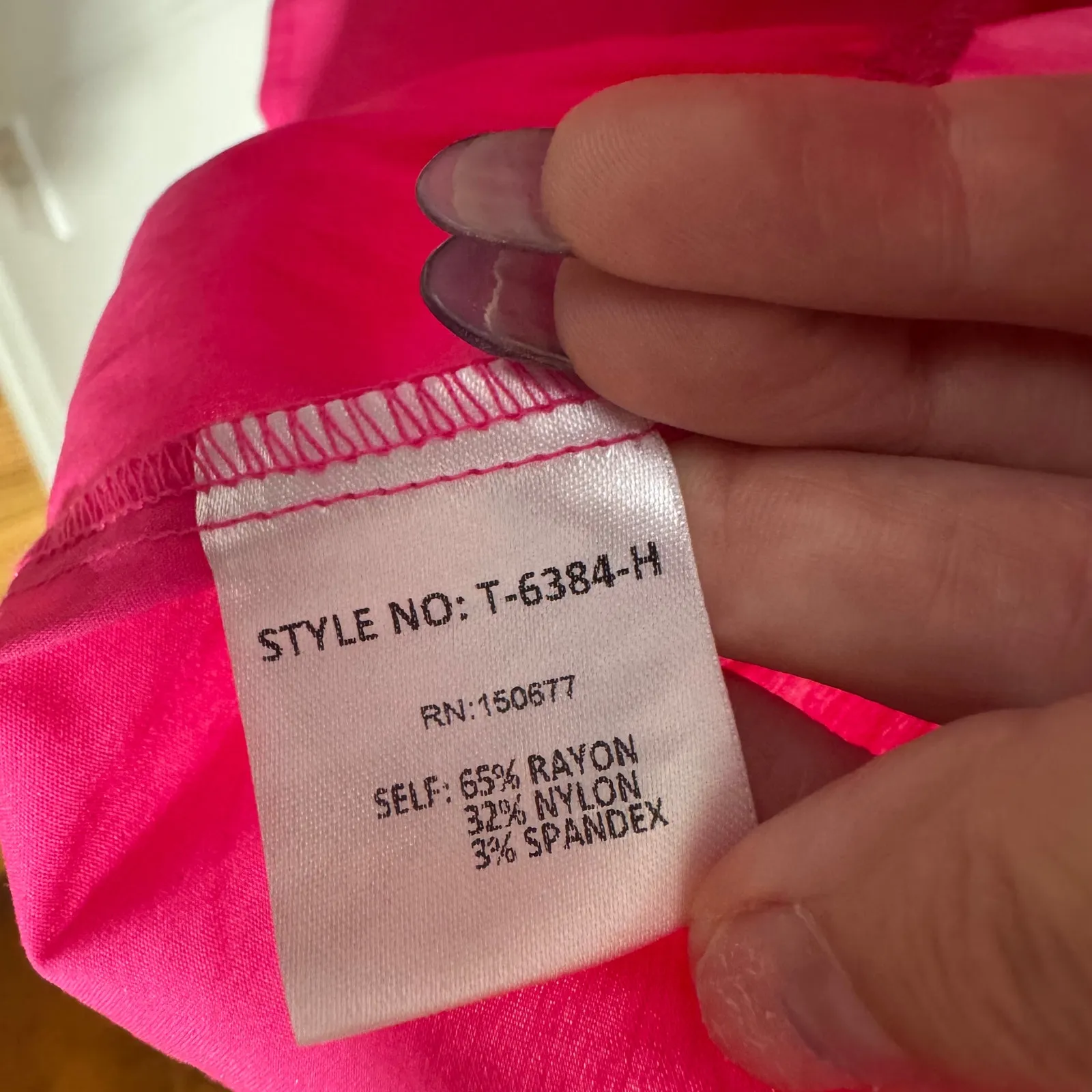 Strut & Bolt Top Women L Pink Red Color Block Sweetheart Neckline Tiered Cottage - Image 5