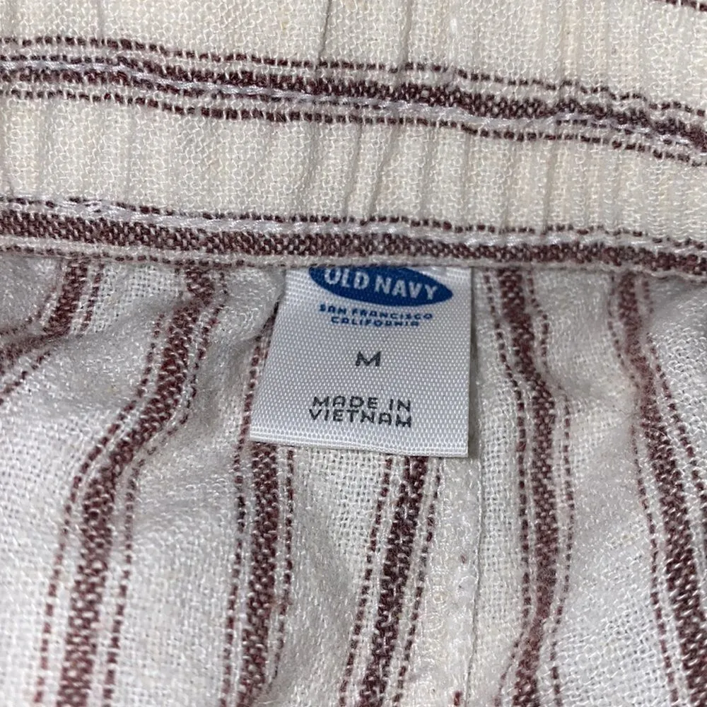 ✨ Old Navy Mid Rise Linen Blend Cropped Pants✨ - Image 4