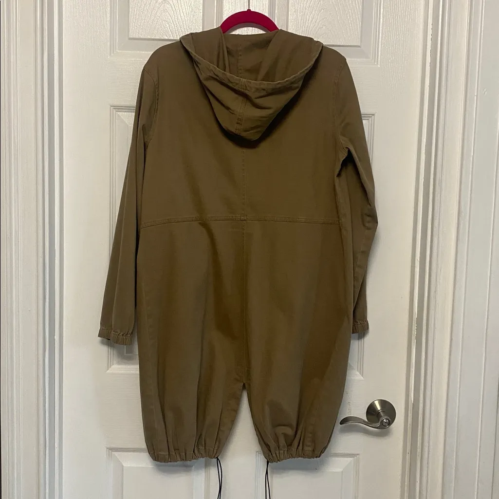 BDG M Olive Utility Jacket with Cinch bottom - Image 4