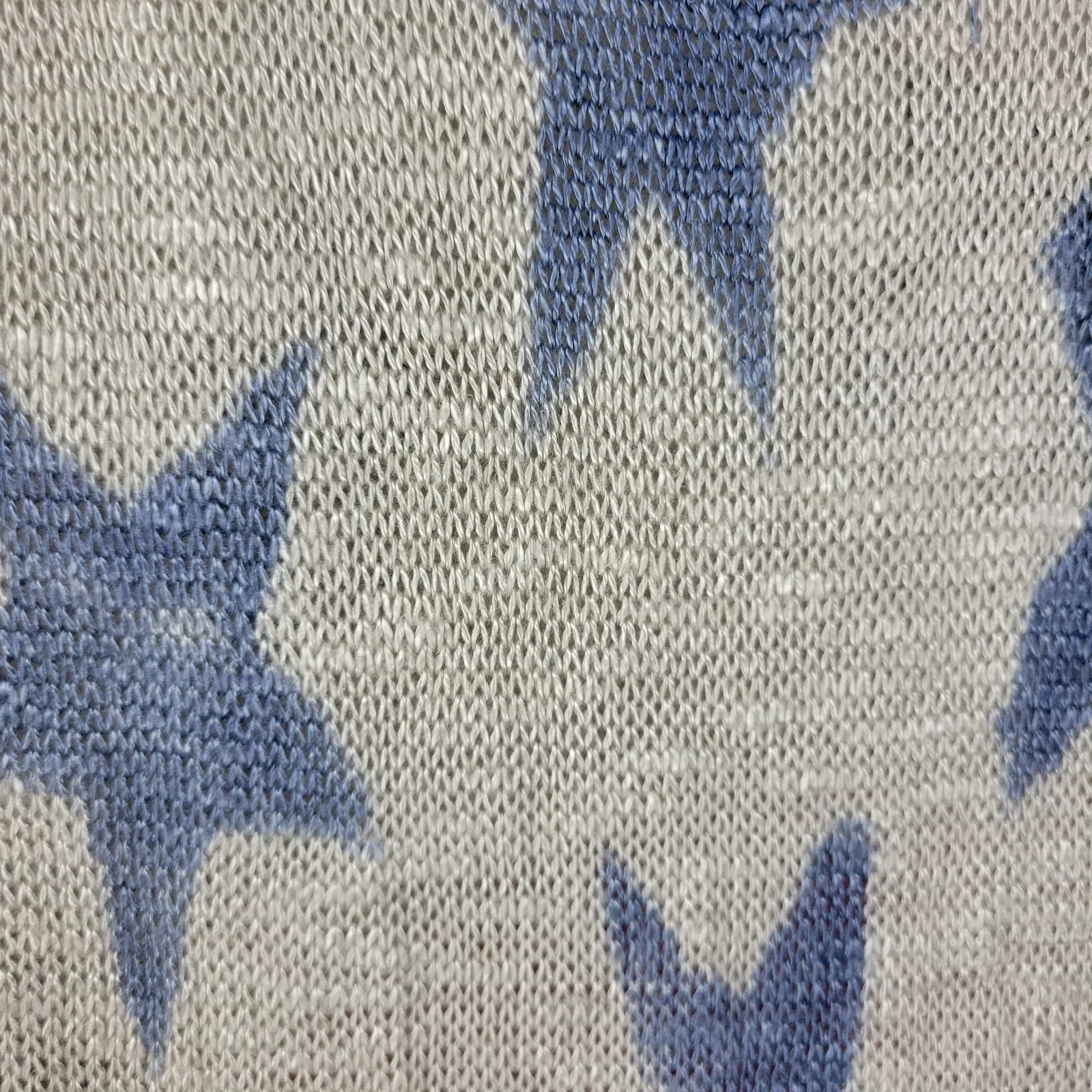 Truehitt Womens Tank Top Size L Tan Stars & Striped USA Flag‎ Knit Cropped NEW Size L - Image 8