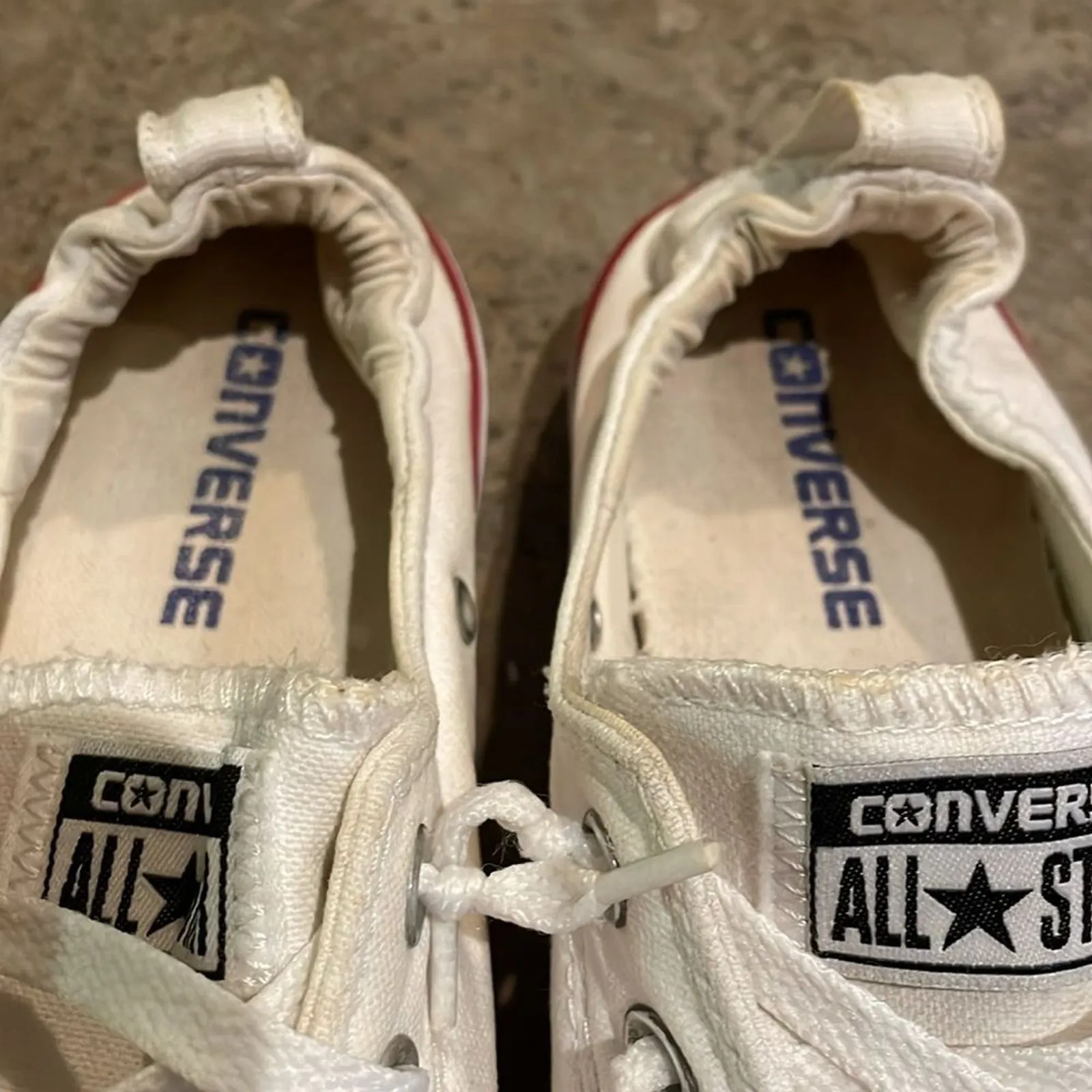 Converse Chuck Taylor All Star White Shorline Slip-onSneaker Shoes Womens Size 8 - Image 12