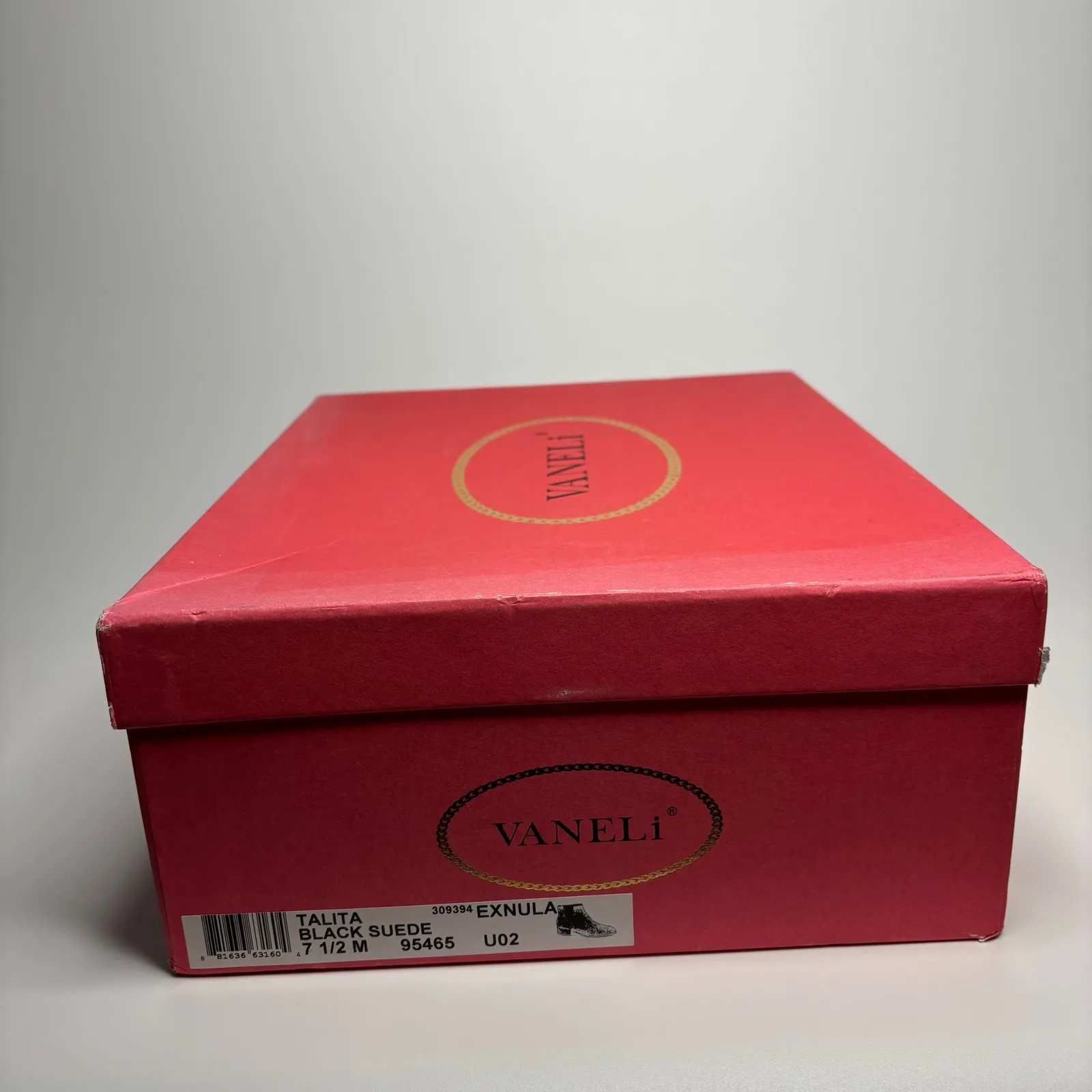 Vaneli Talita Suede Heeled Chelsea Ankle Boots in Black Size 7.5 - Image 8