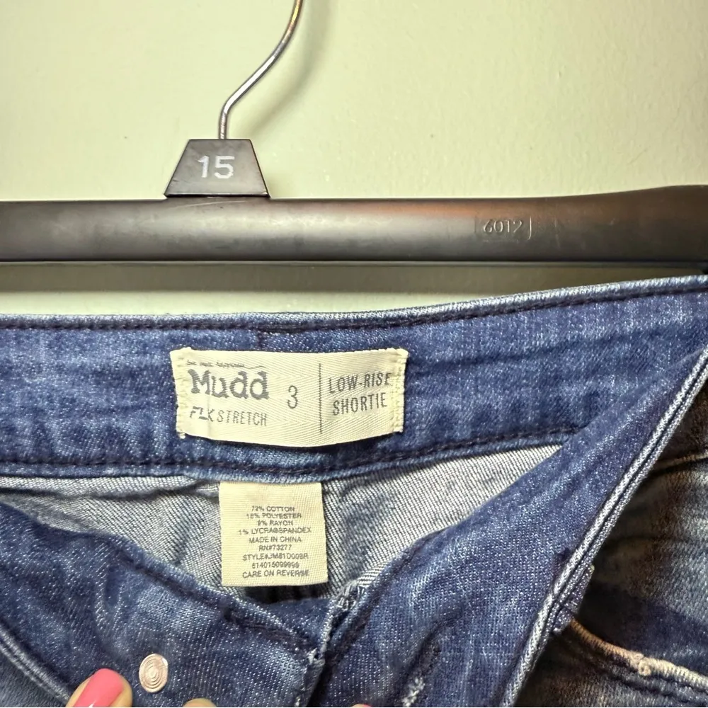 Mudd Denim Shorts Size 3 - Image 2