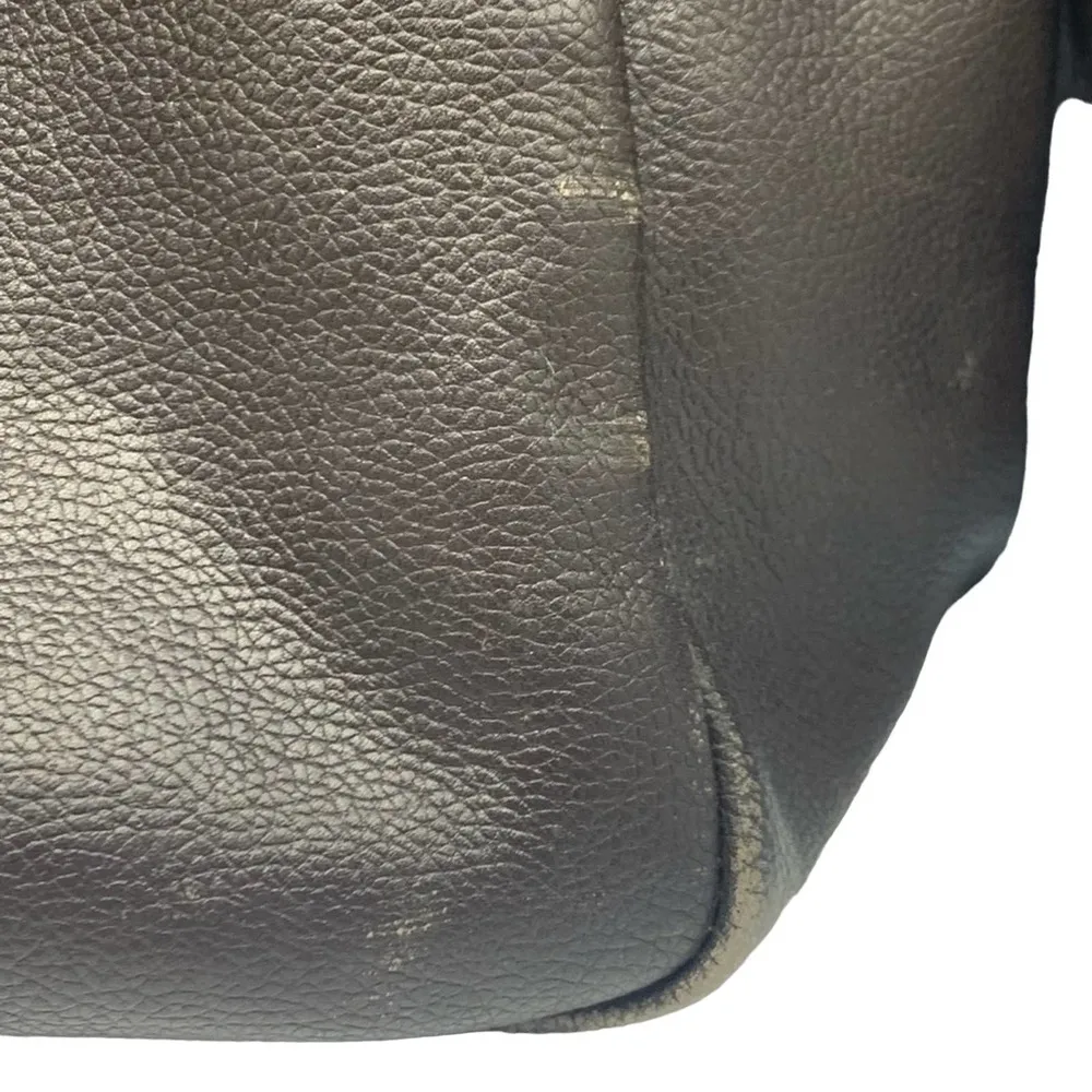 ILI NEW YORK and TORONTO dark brown genuine leather tote bag - Image 11