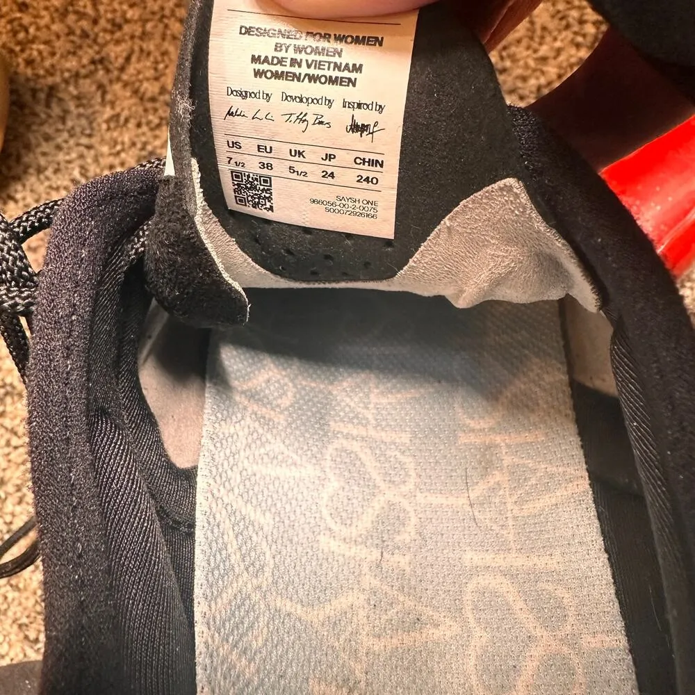 Saysh One Athleta Women's Black Mesh Allyson Felix Sneakers Size 7.5 - Image 9