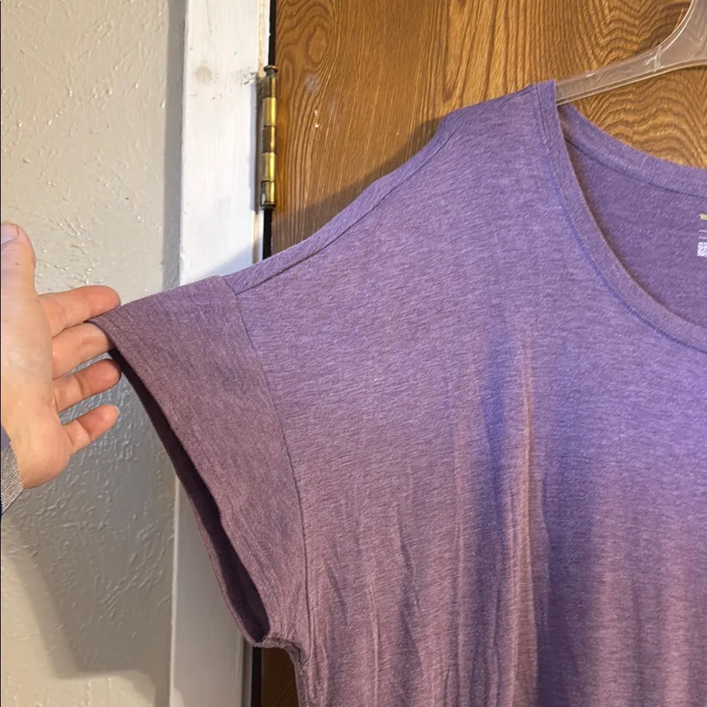 Tek Gear Purple Oversized Short Sleeve T-Shirt - Image 3