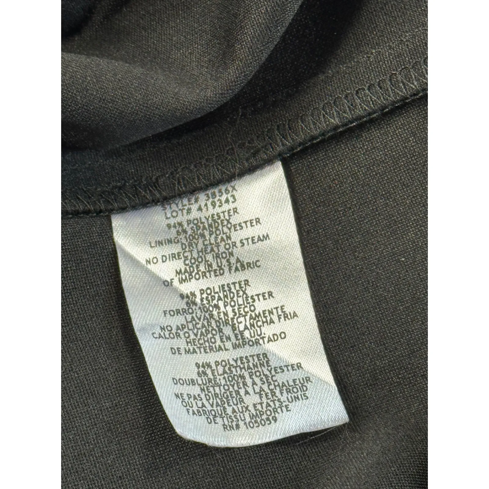 Xscape Black‎ Off The Shoulder Ruffle Gown Formal Evening Dress Size 10 - Image 12