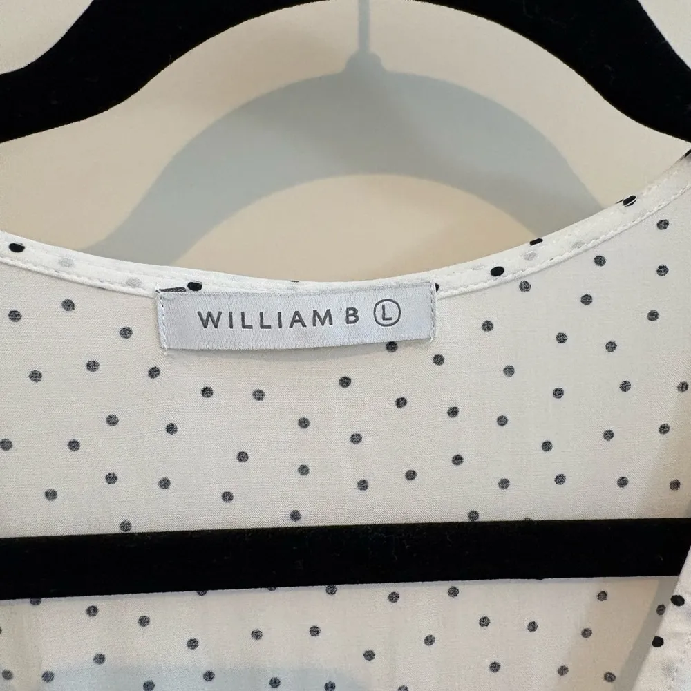 William B White Puff Sleeve V-Neck Mini Sundress - Image 3