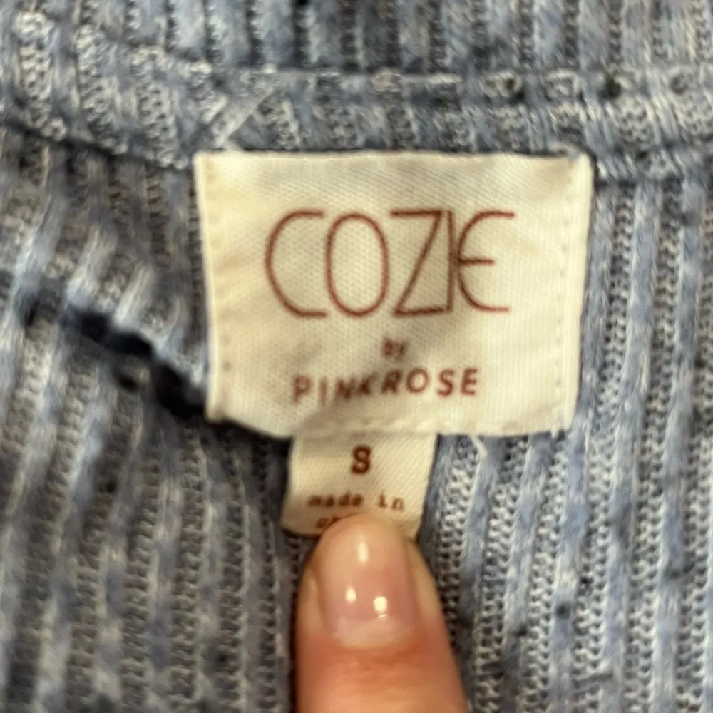 PINK ROSE COZIE ribbed longsleeve top - Image 2