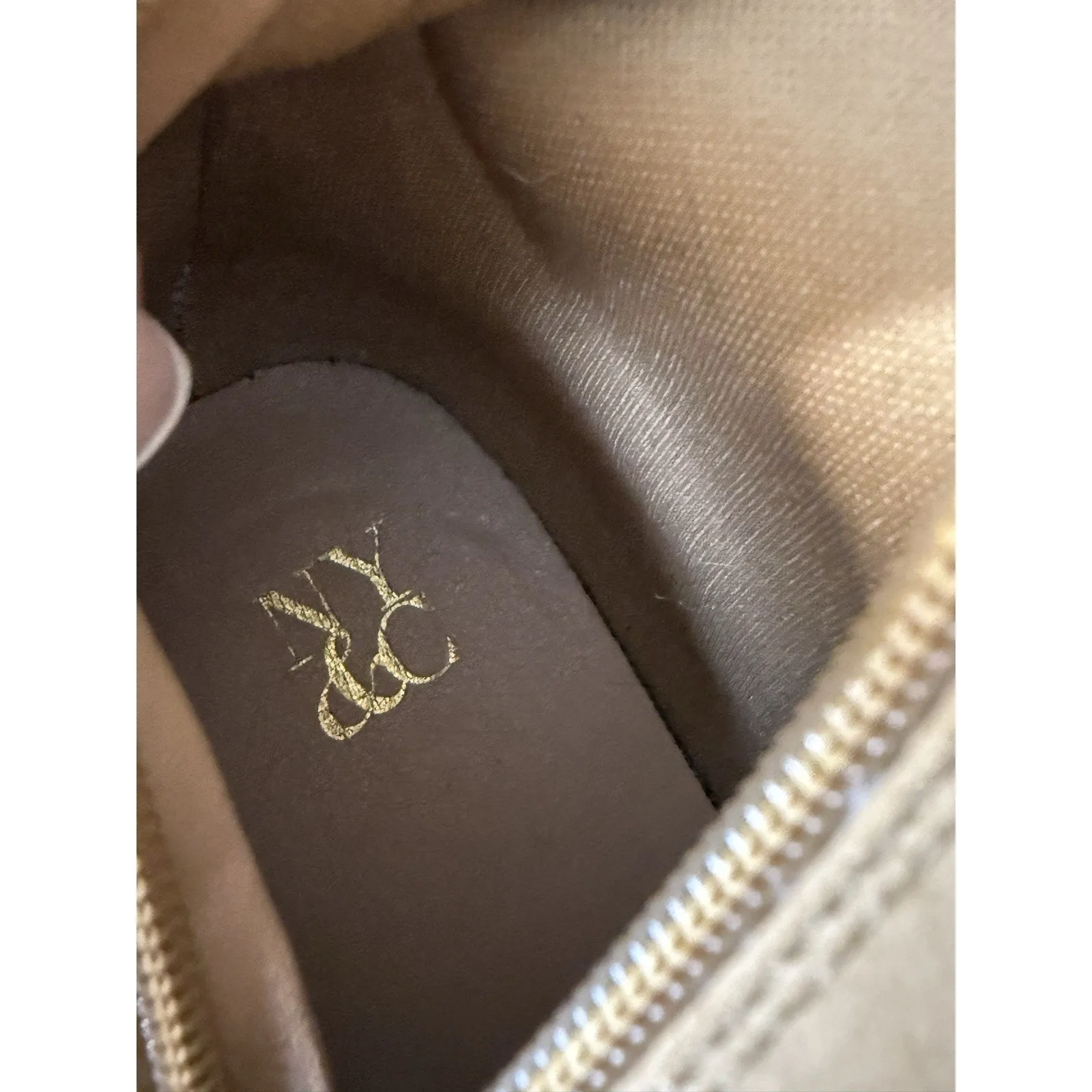 New York & Company Boots Womens Size 10 Tan/Beige Knee High Faux Leather NWOB Tan - Image 11