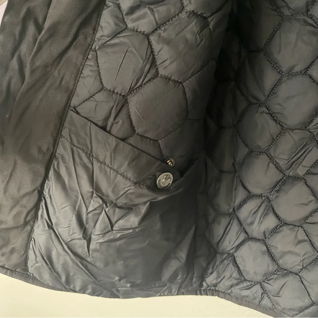 Rossignol Faux Fur Vest Black Winter Size 48 or XL - Image 8