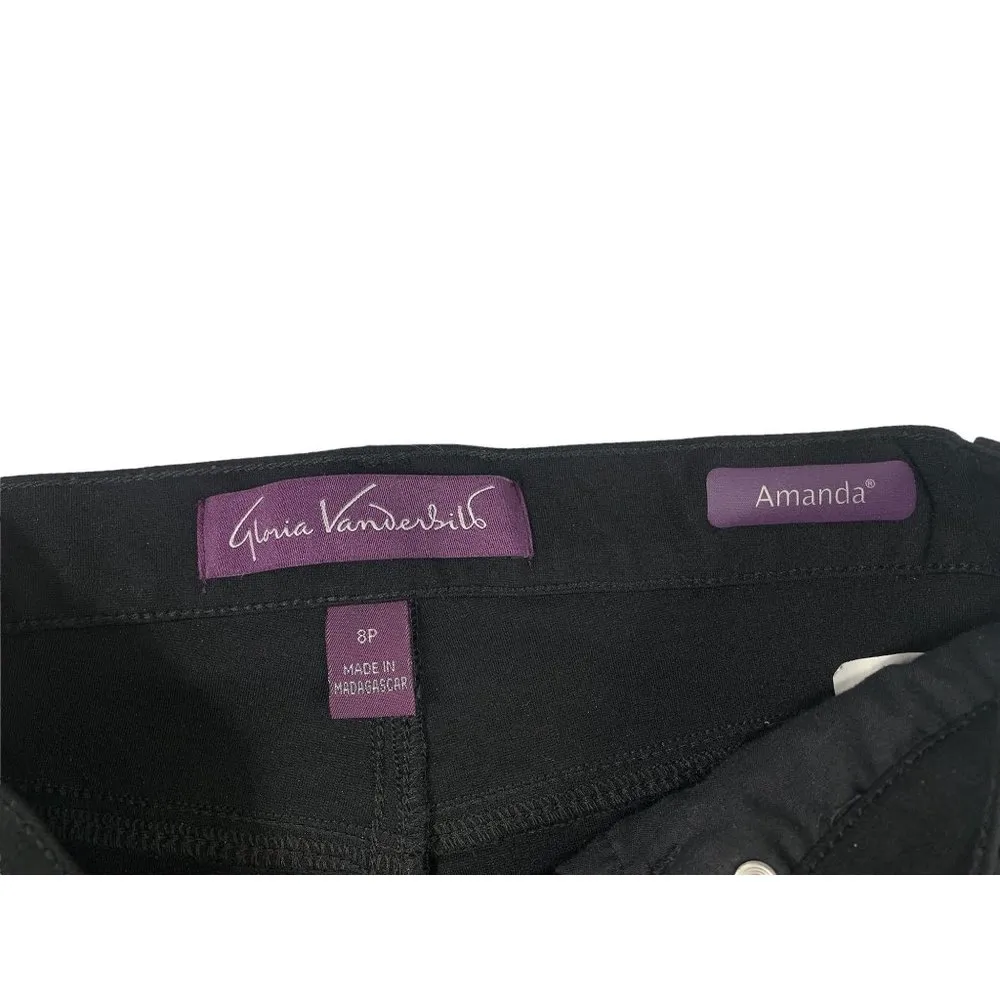Gloria Vanderbilt Women's Amanda Black Pants - Image 3