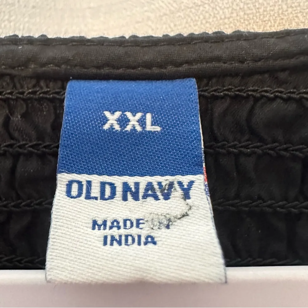 Old Navy Black Midi Maxi Dress Long Sleeve Boho Prairie Peasant Sweetheart XXL - Image 6