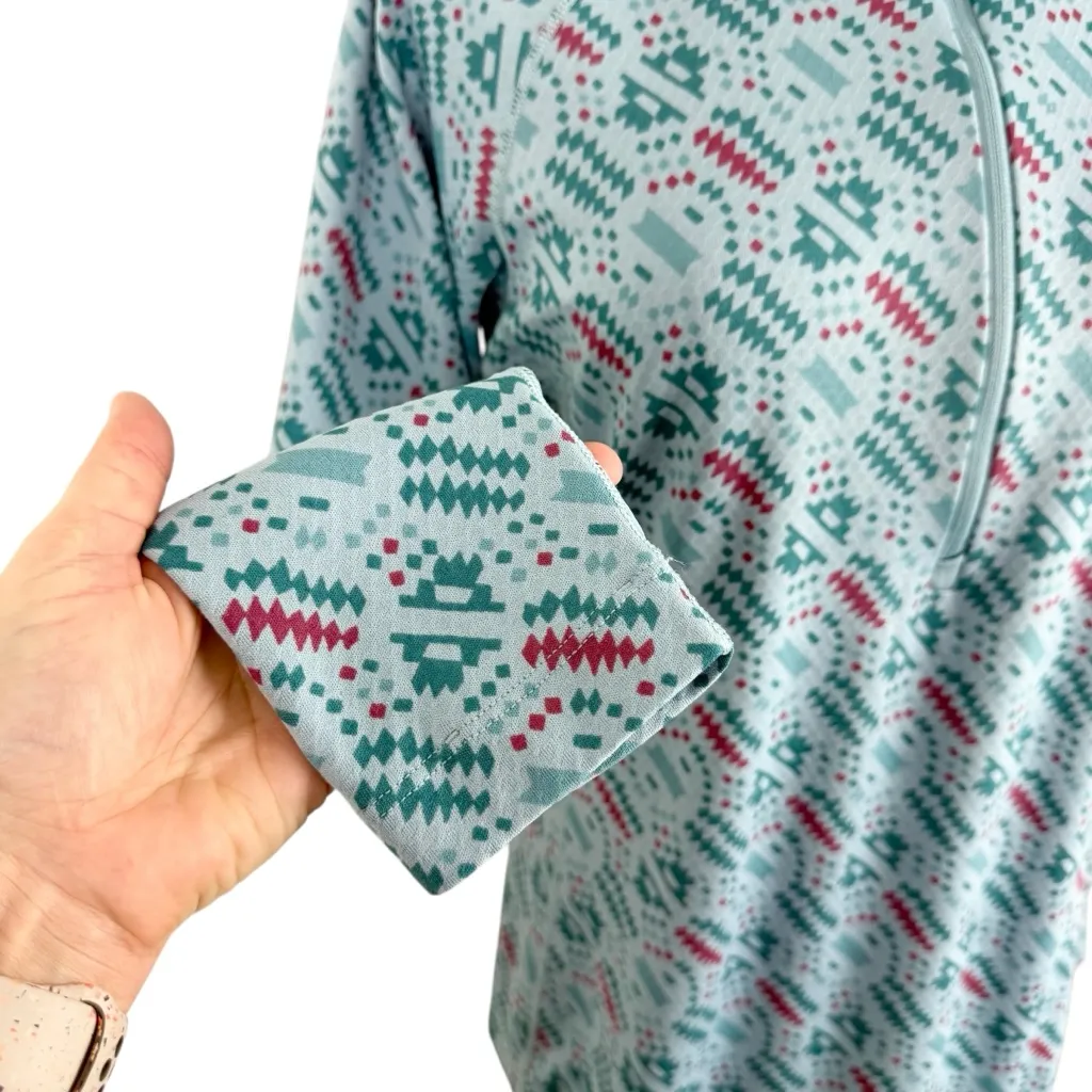 Patagonia Capilene Midweight Half Zip Pullover Blue Size L - Image 5