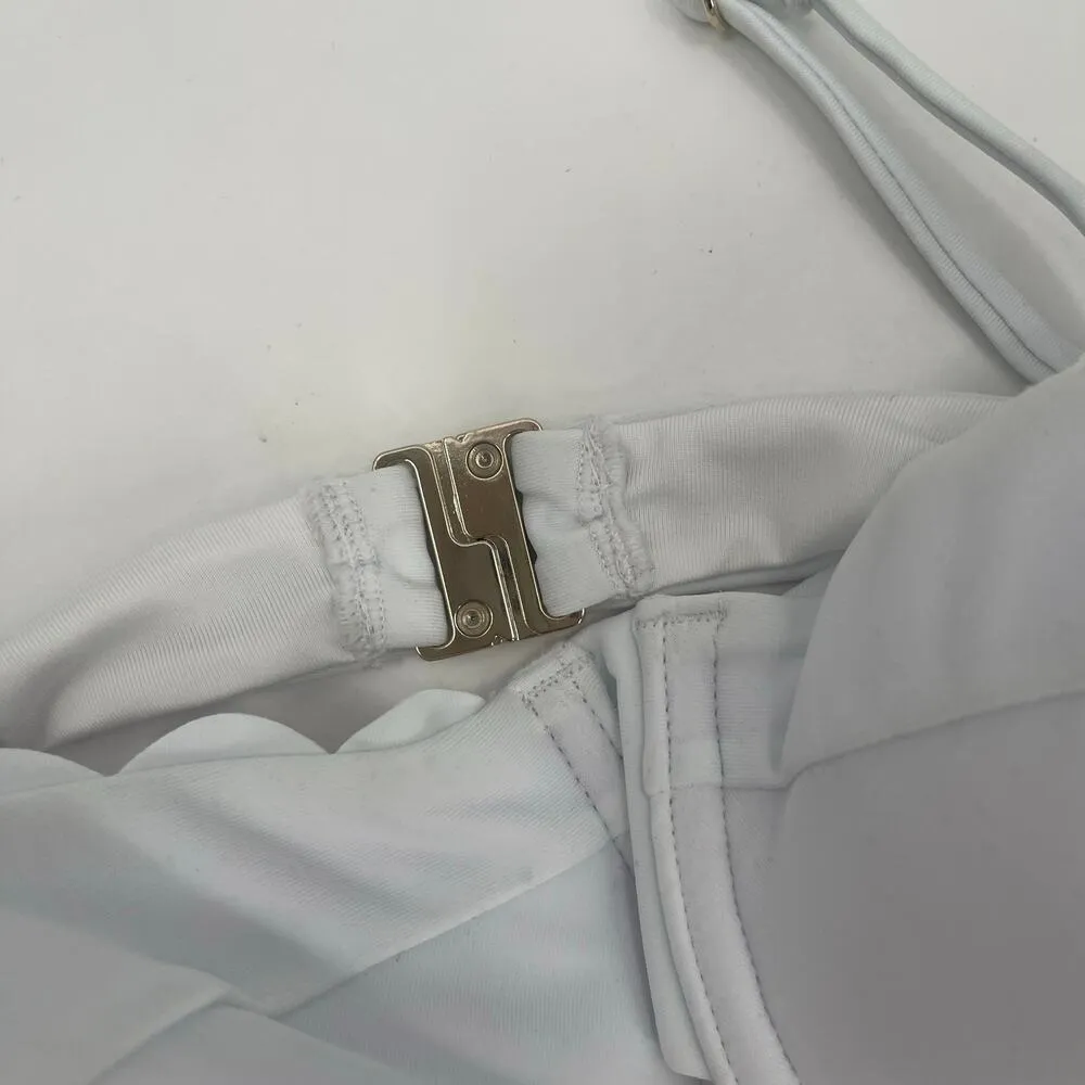 Ramy Brook Leyla Underwire Bikini Top Size Large White Designer Luxury NWT Swim - Image 15