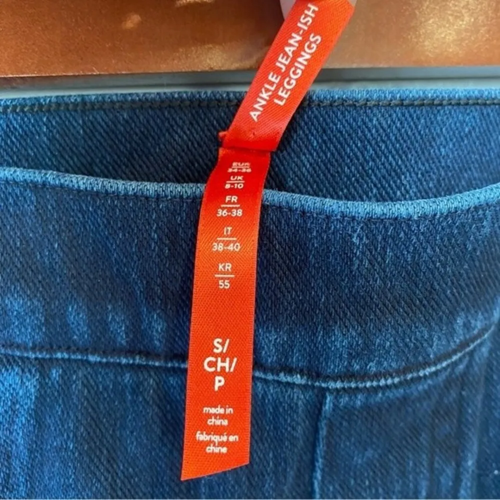 Spanx Jean-ish® Ankle Leggings in Twilight Rinse - Image 13