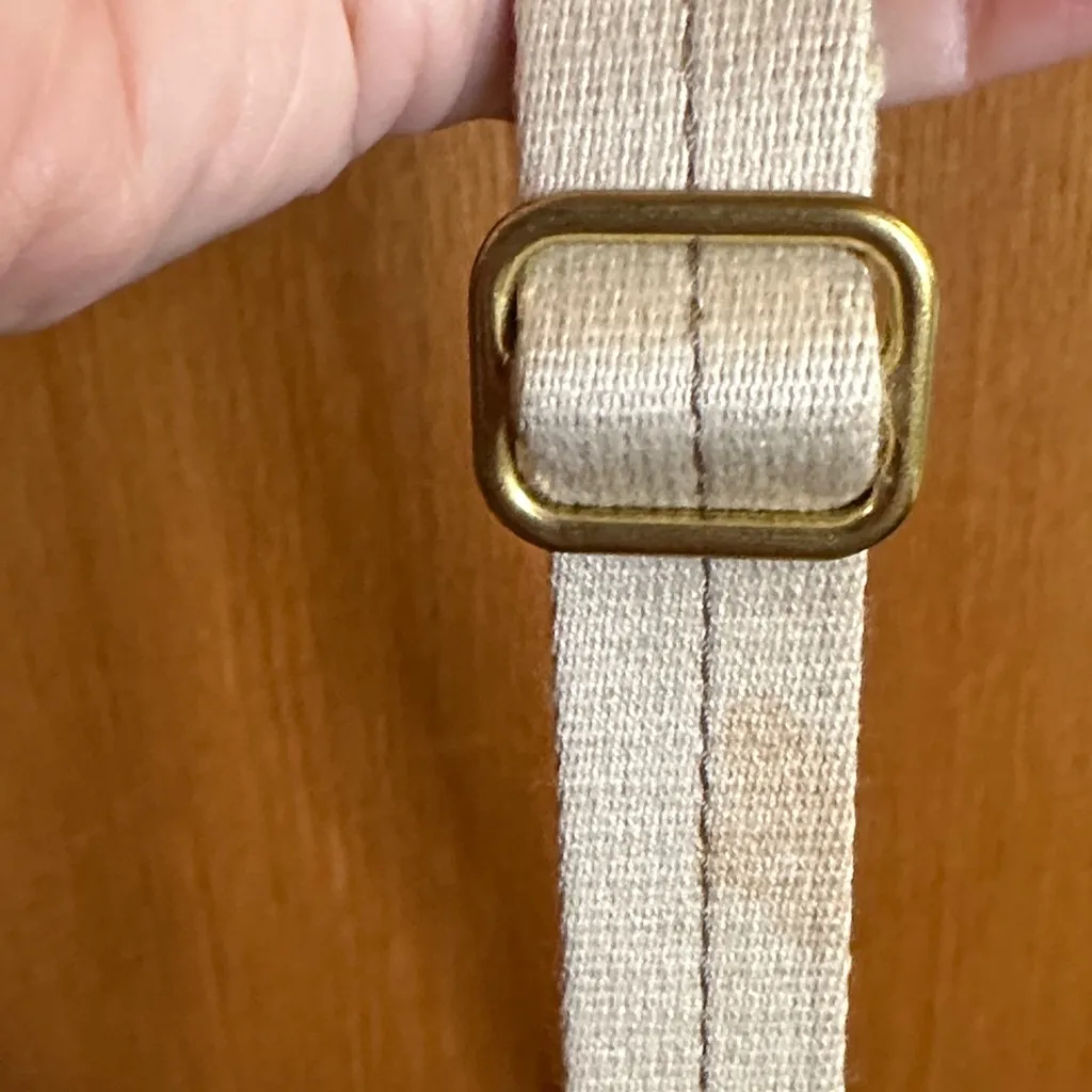 Coach 2012 SnapHead Op Art Beige and Blue Circle Print Crossbody Bag - Image 10