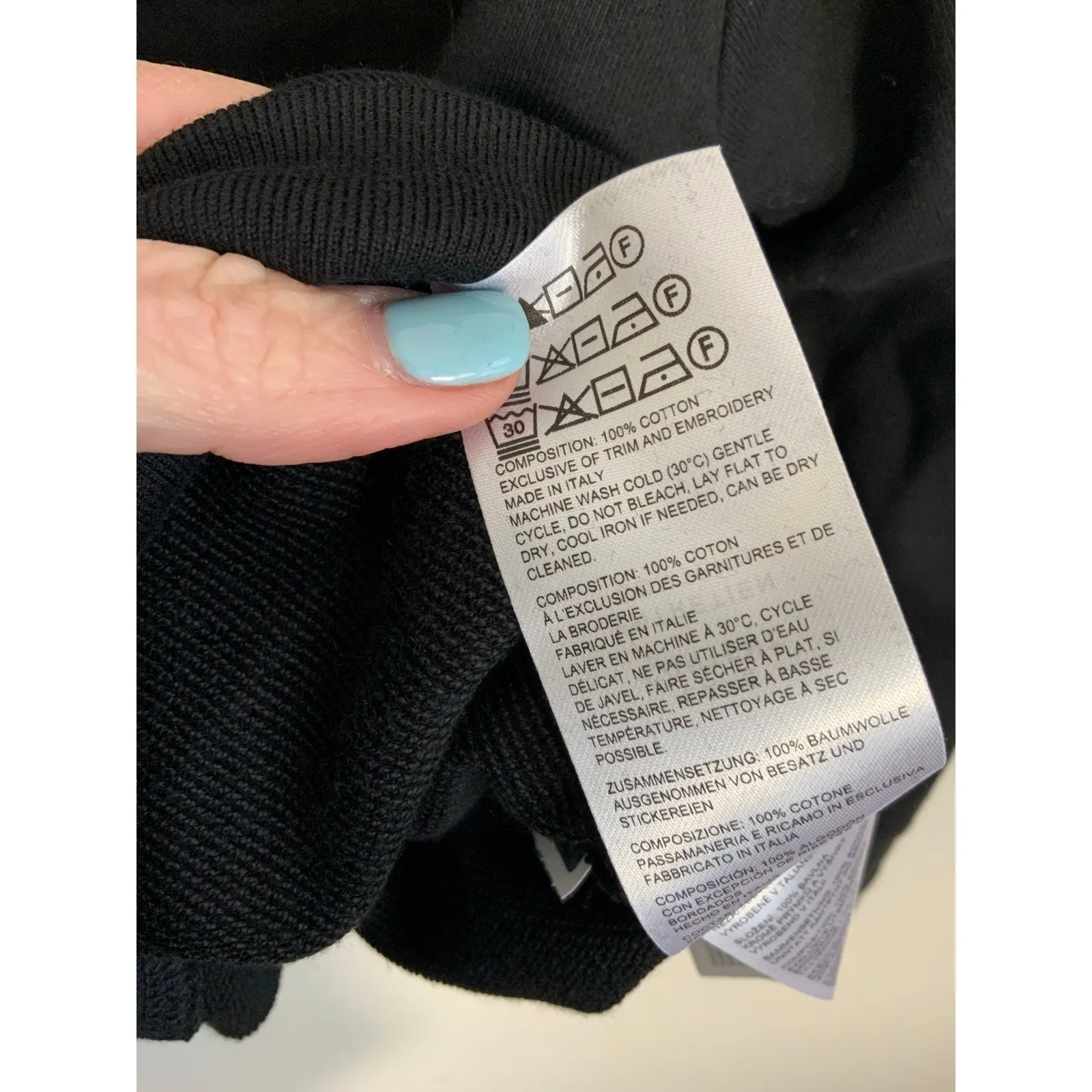 Canada Goose Black Muskoka Classic Badge 1/4 Zip Sweater $425 Authentic NWT - Image 9