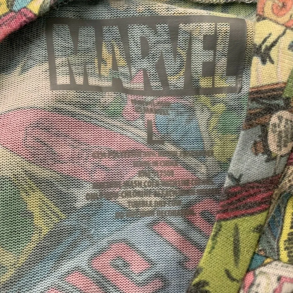 Marvel Multicolor Superhero Novelty Sprint Sweatshirt Blouse - Image 3
