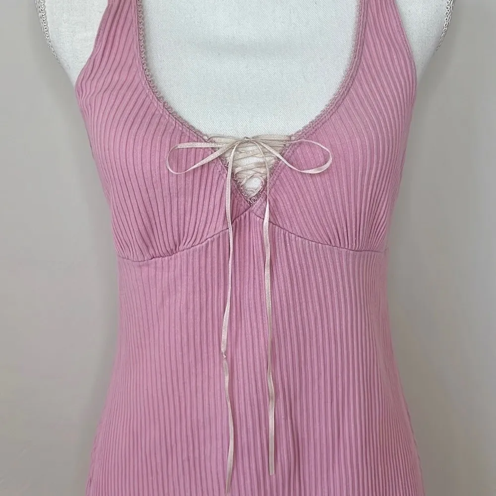 Y2K Victoria’s Secret Ribbed Dress - Image 2