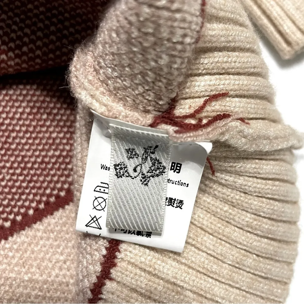 New chic niche tops Japanese retro lazy style Korean sweaters women's trend Red Size L - Image 13