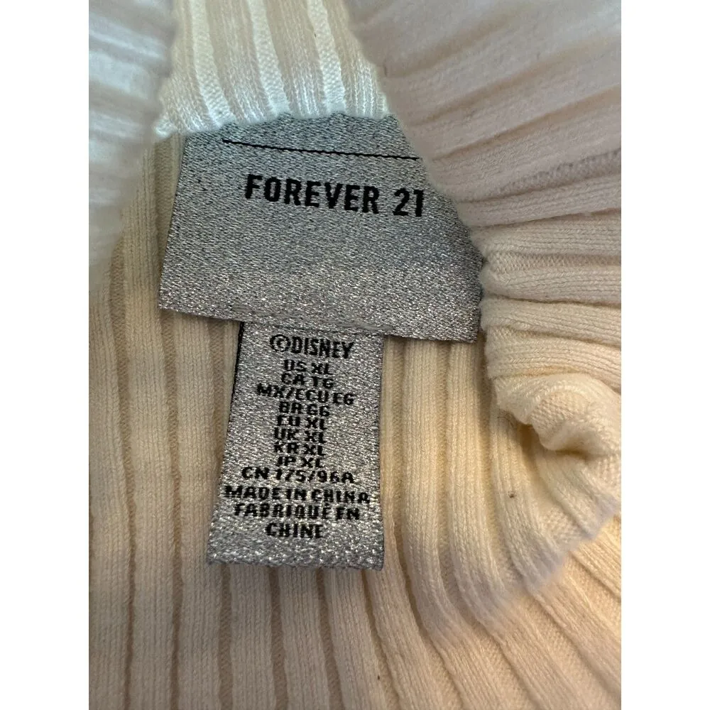 Disney x Forever 21 Turtleneck Mickey Mouse Sweater Size XL NWT! - Image 8