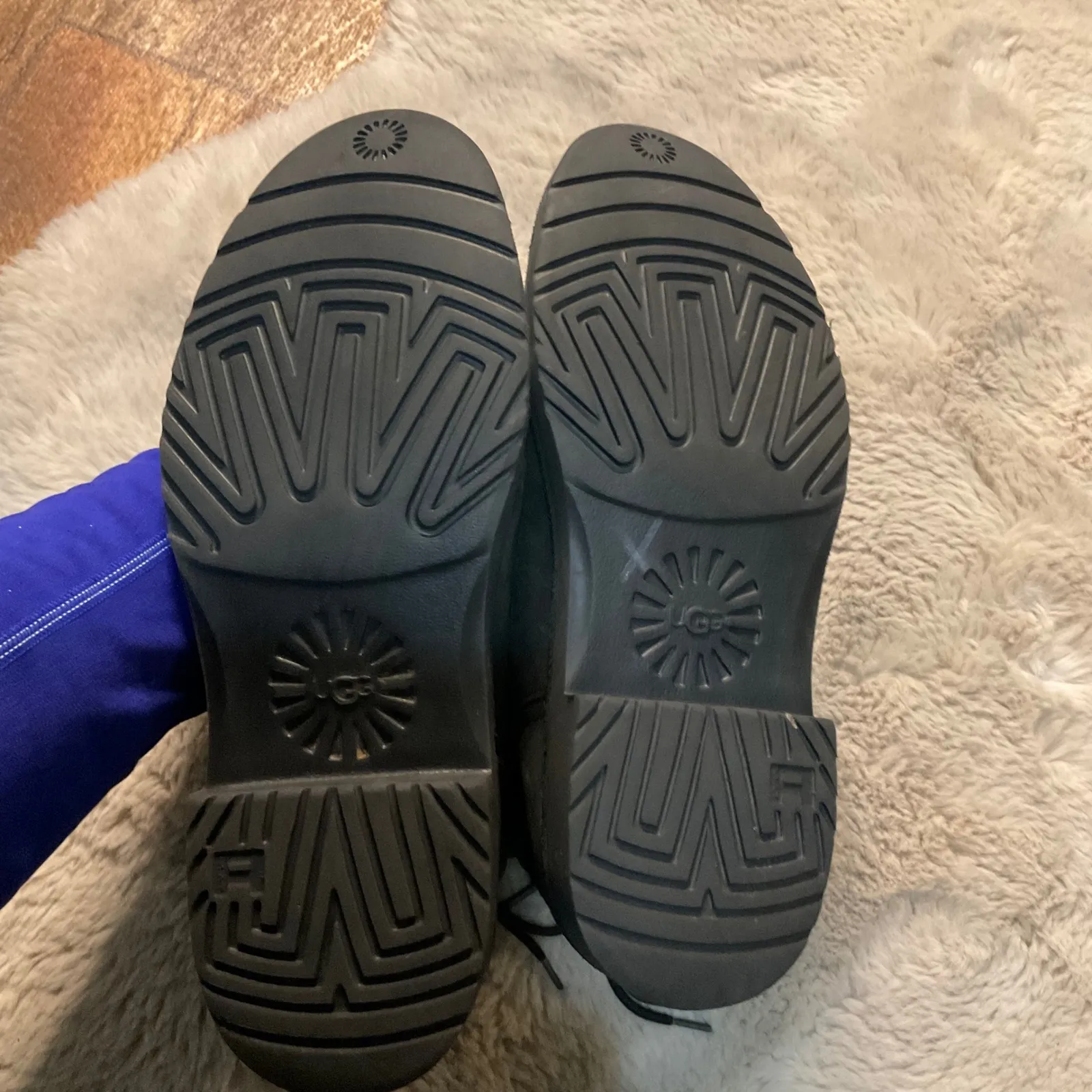 UGG‎ Booties Size 7 Black Naiyah Suede Tie Back Sterling Womens - Image 4