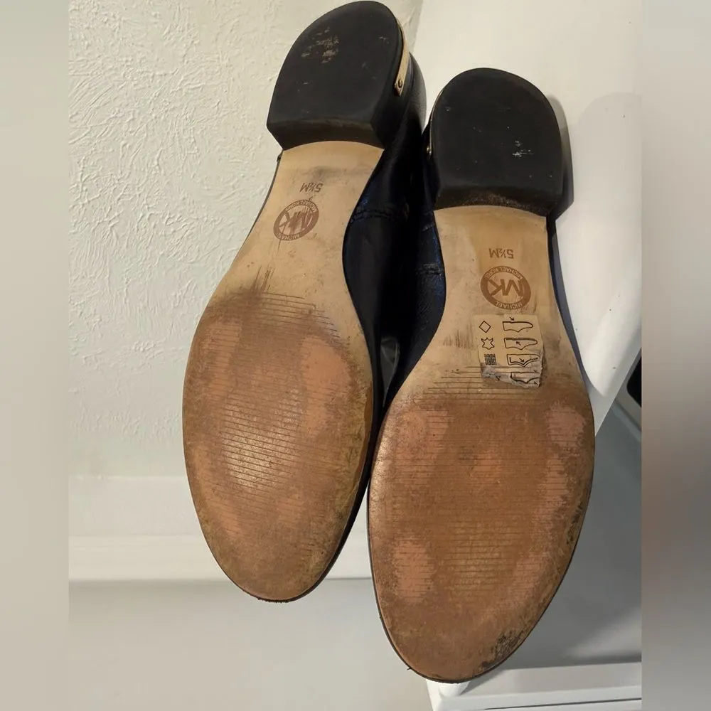 Michael Kors Ailee Black Leather Knee - Image 12