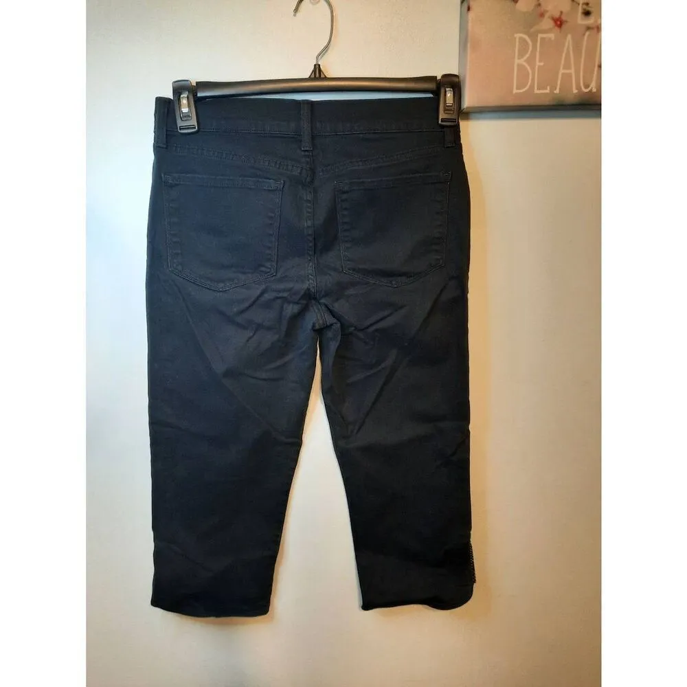 NYDJ Not Your Daughters Jeans Size 4 Black Capri Pants - Image 4