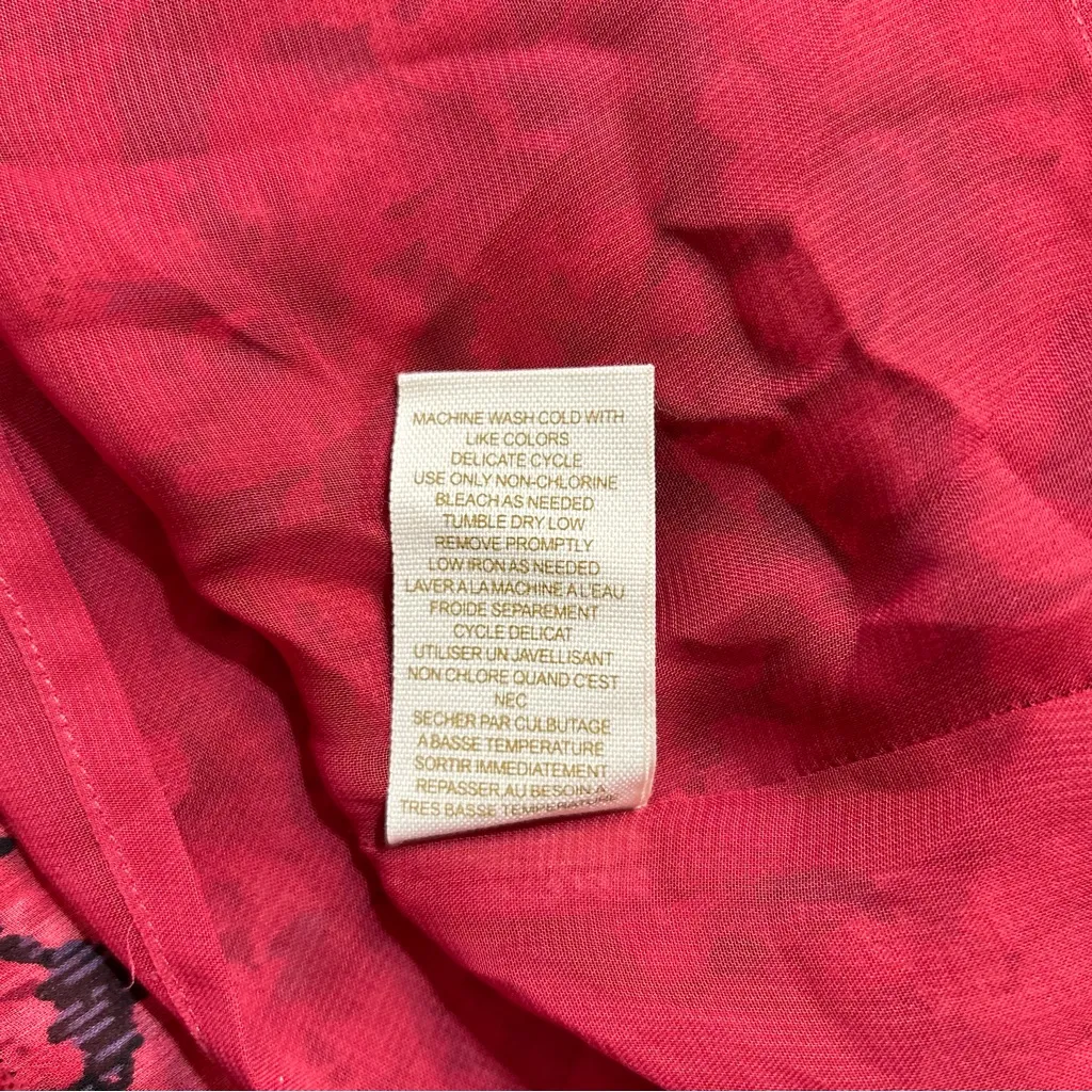 Free People Burgundy Floral Lace Applique Maxi Dress Size 4 Whimsigoth Romantic - Image 15