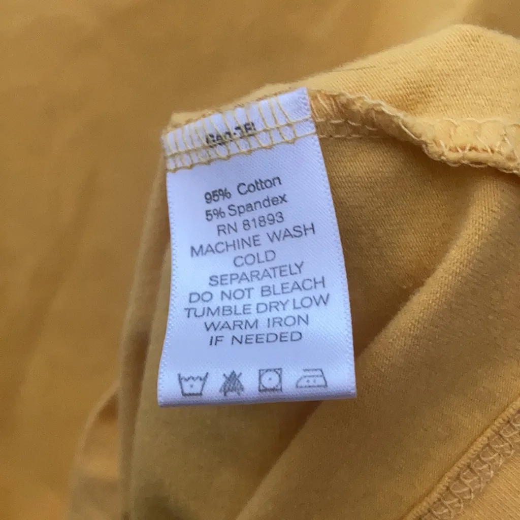 FINAL MARKDOWN Denim and company essentials tee xs Yellow - Image 3