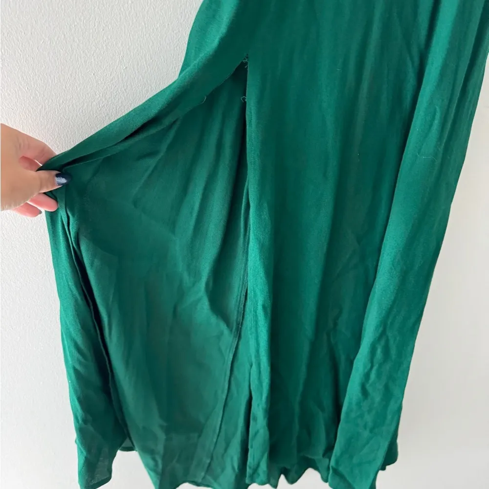 REFORMATION Gavin Emerald Green Midi Dress 0 - Image 10